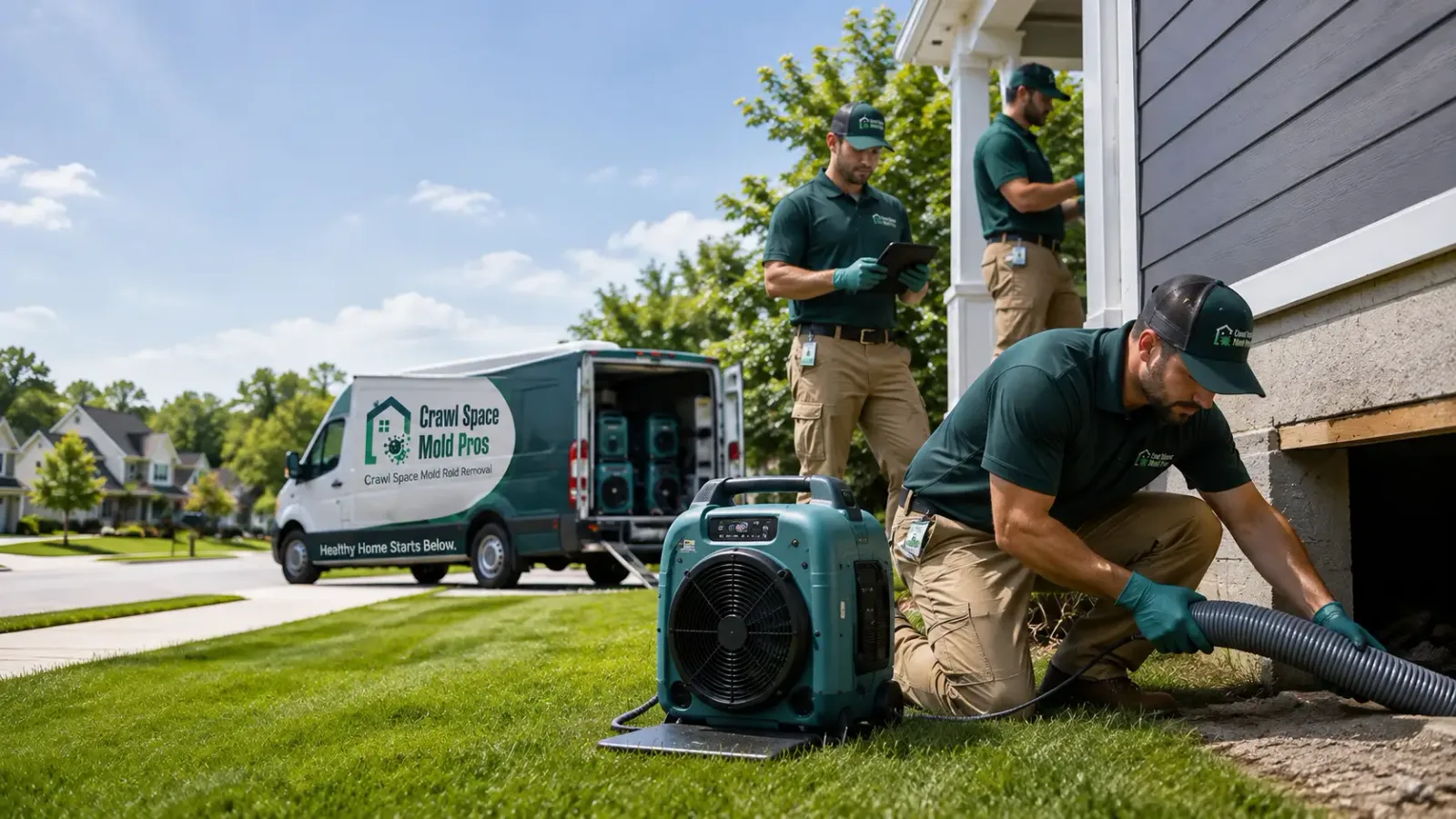 Crawl Space Mold Removal in Cherryvale, KS